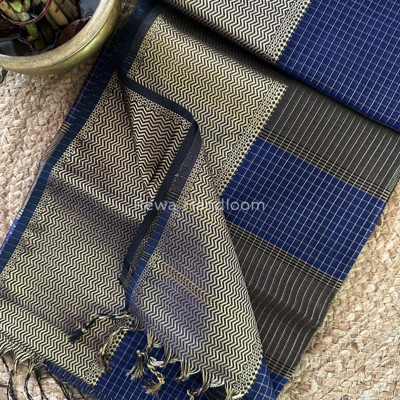 Maheshwari Skirt Checks Saree