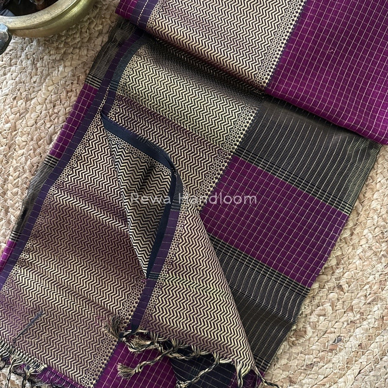 Maheshwari Skirt Checks Saree