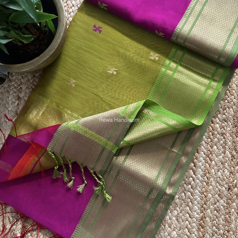 Maheshwari Zari Butti Saree