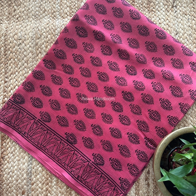 Maheshwari Top-Dupatta Set