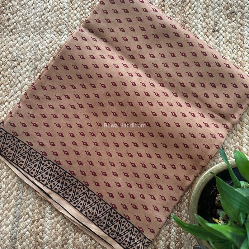 Maheshwari Top-Dupatta Set