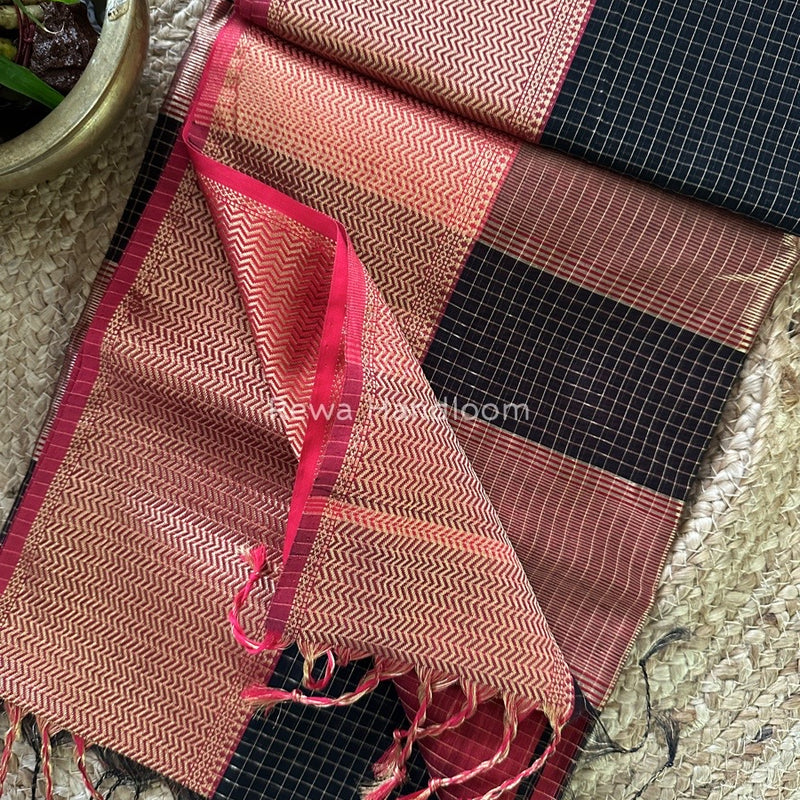 Maheshwari Skirt Checks Saree