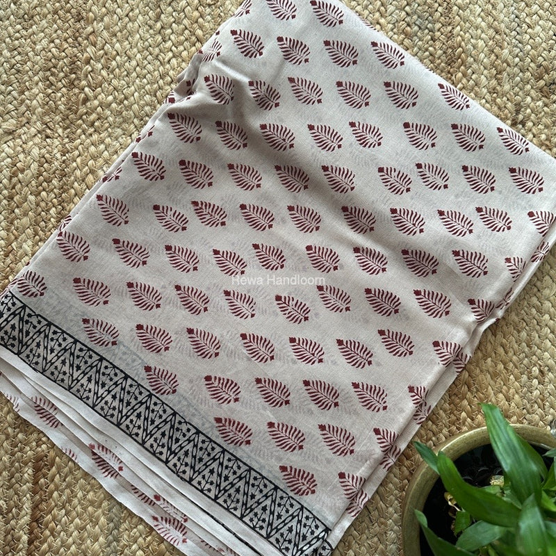 Maheshwari Top-Dupatta Set