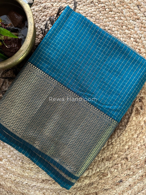 Maheshwari Morpankhi Skirt Checks Saree SCS032