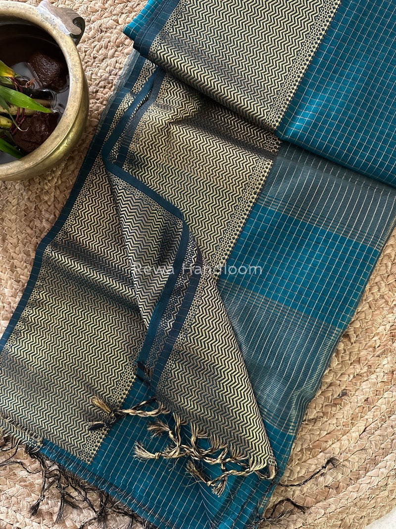 Maheshwari Skirt Checks Saree