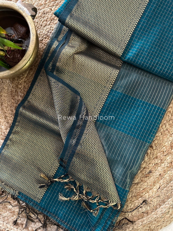 Maheshwari Skirt Checks Saree