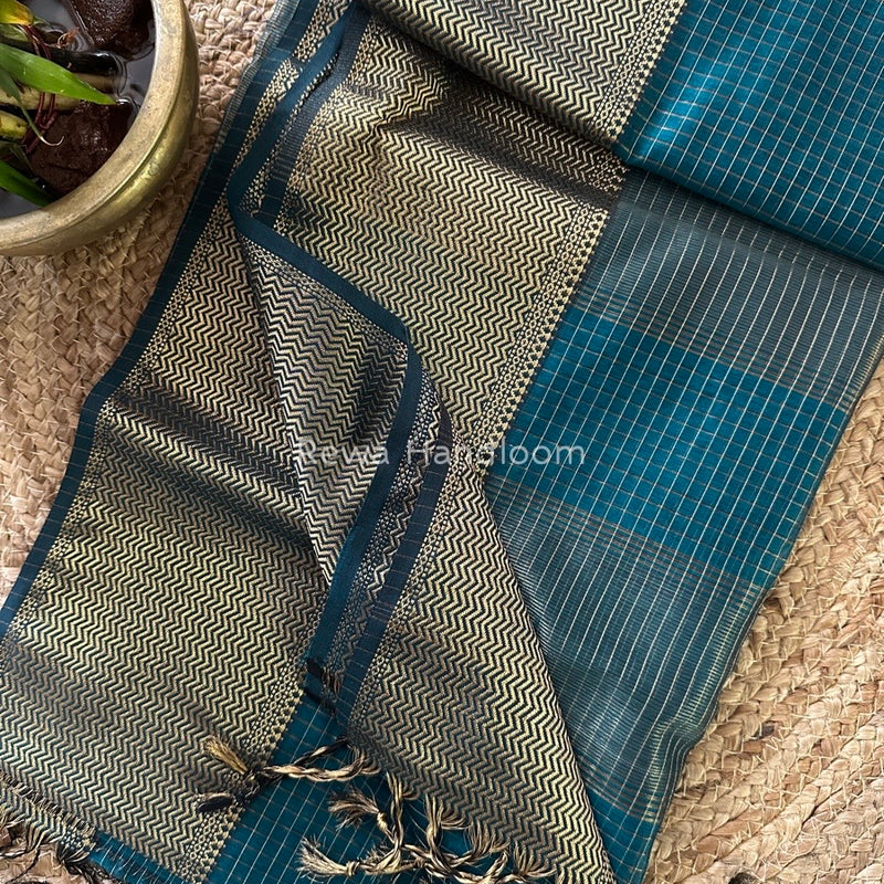 Maheshwari Skirt Checks Saree