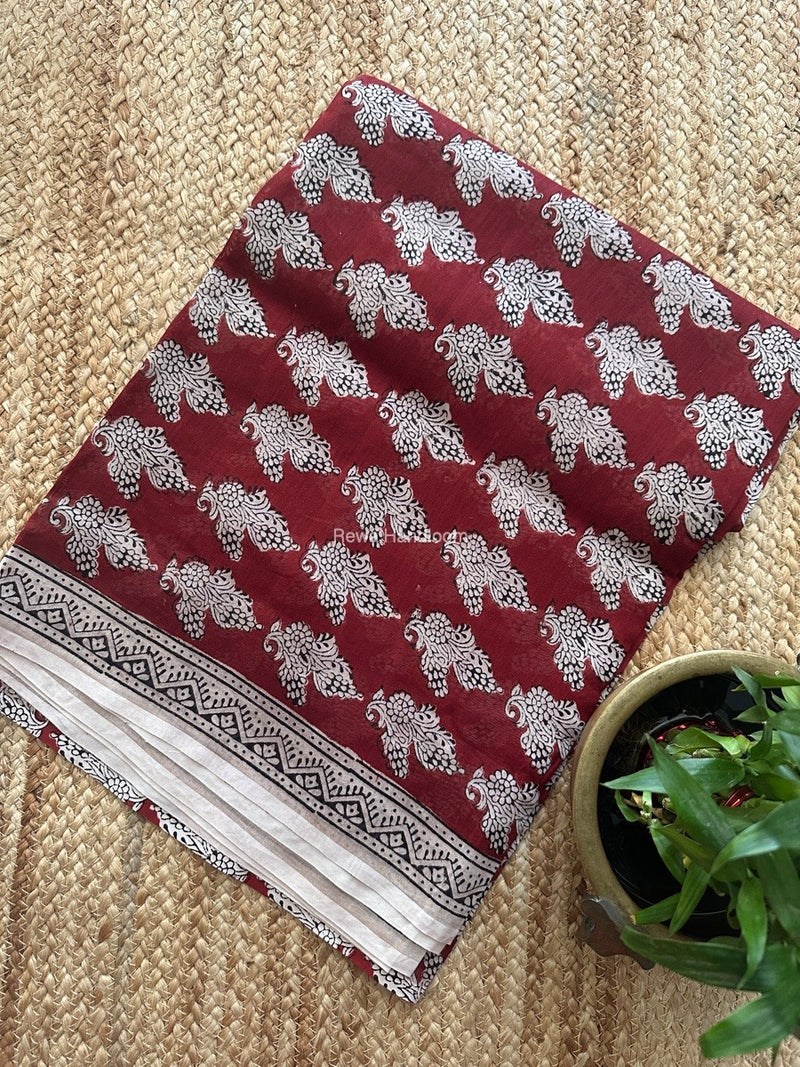 Maheshwari Top-Dupatta Set