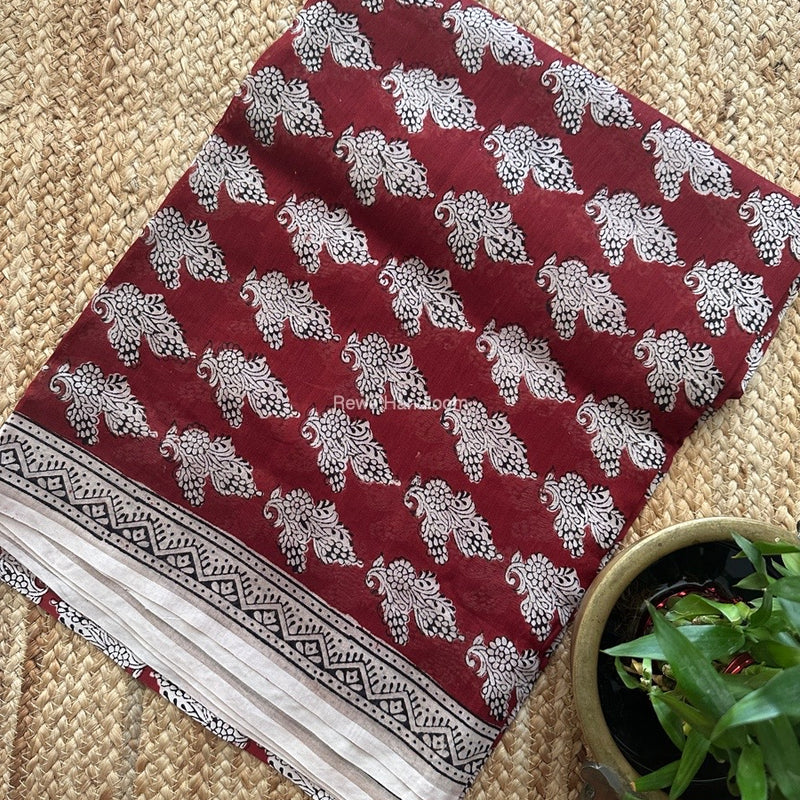 Maheshwari Top-Dupatta Set