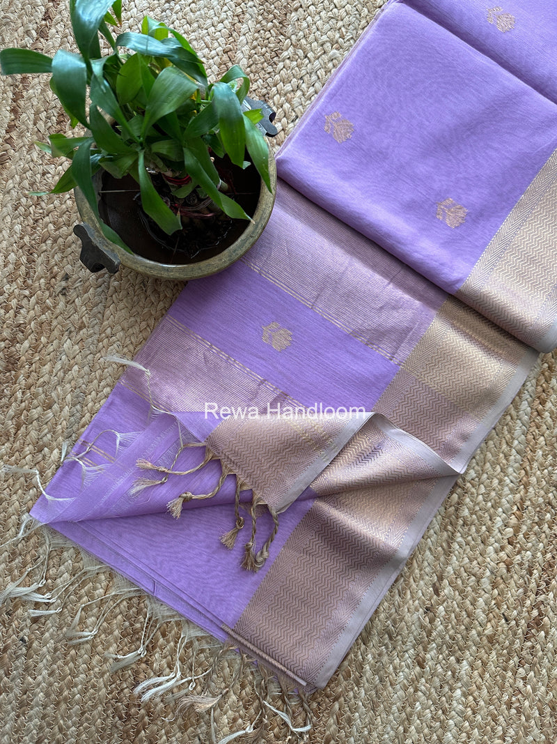 Maheshwari Lotus Butta Saree