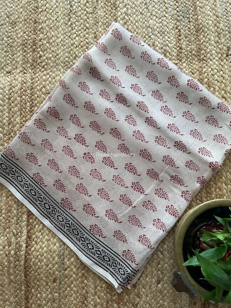 Maheshwari Top-Dupatta Set