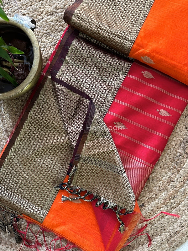 Maheshwari Resham Thread Butti Saree