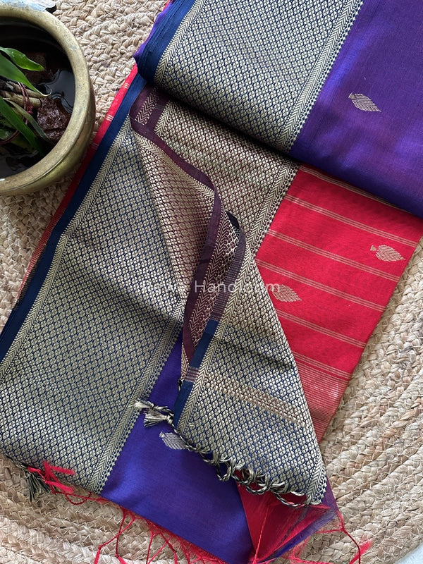 Maheshwari Resham Thread Butti Saree