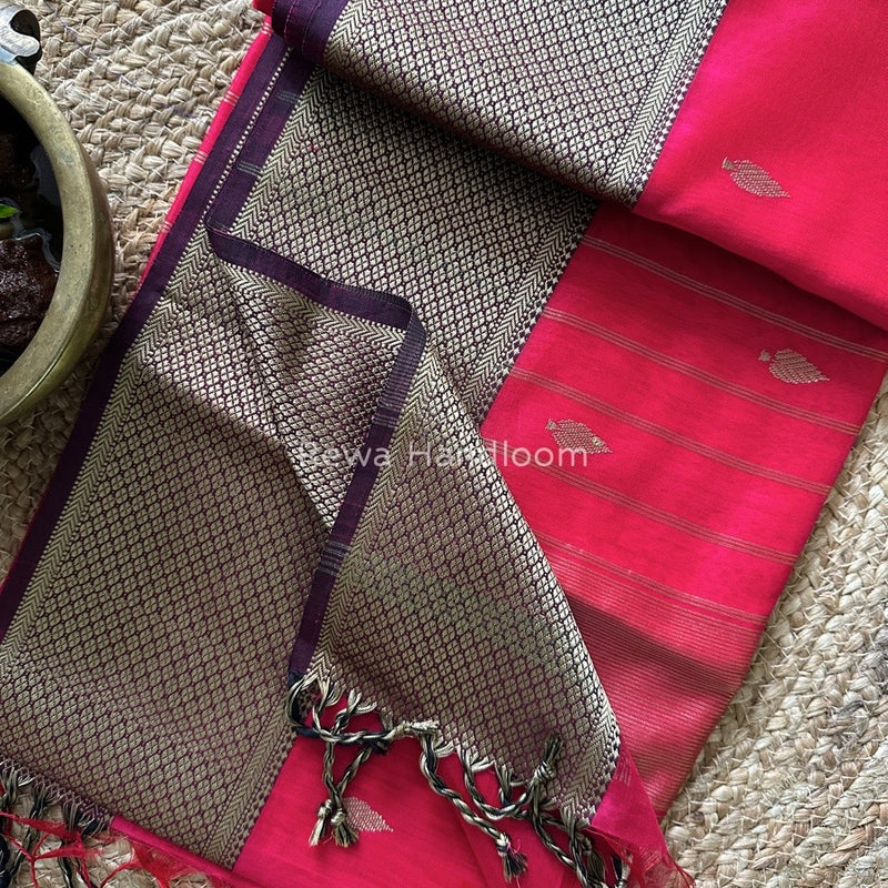 Maheshwari Resham Thread Butti Saree