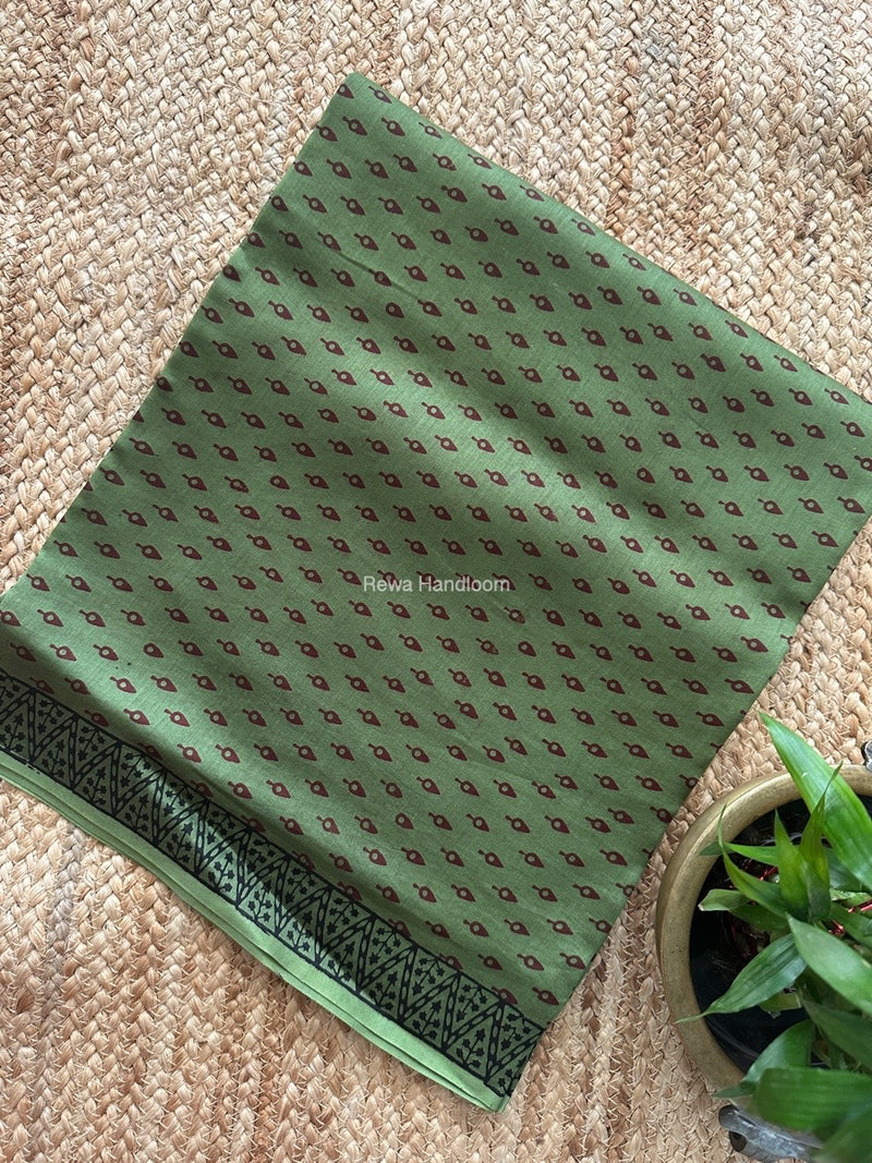 Maheshwari Top-Dupatta Set