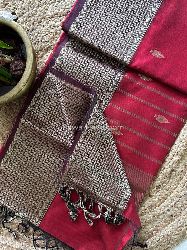 Maheshwari Resham Thread Butti Saree