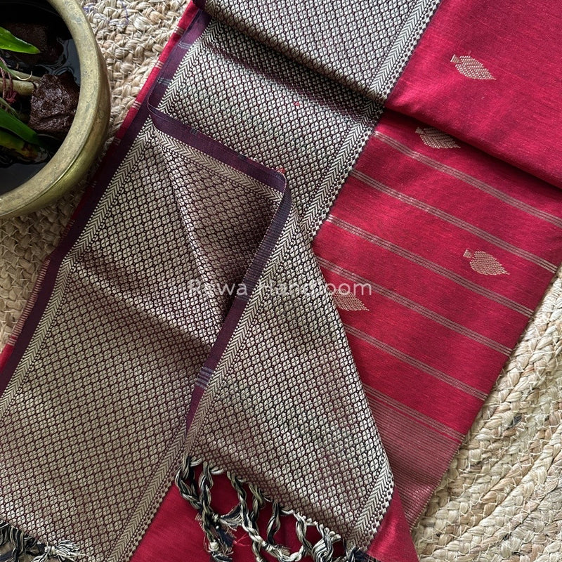 Maheshwari Resham Thread Butti Saree