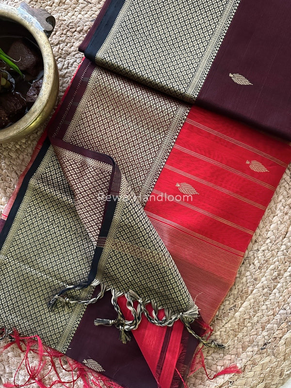 Maheshwari Resham Thread Butti Saree