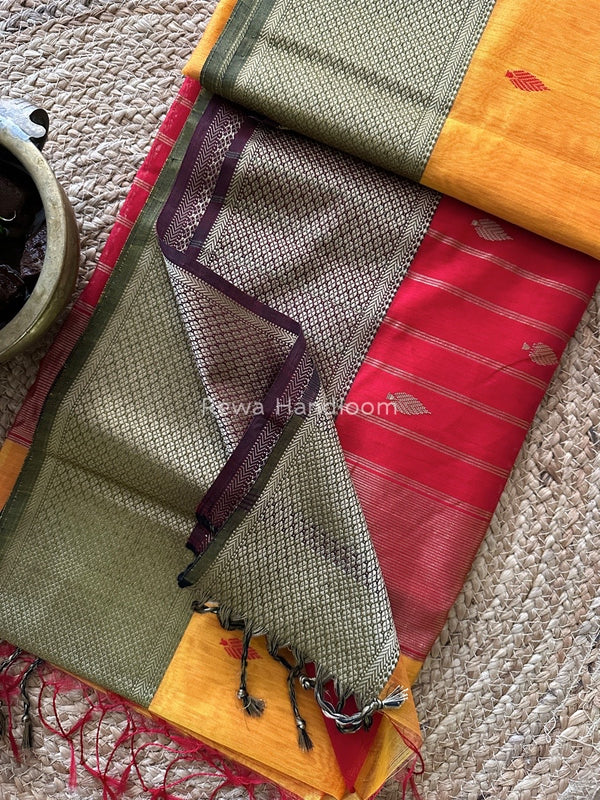 Maheshwari Resham Thread Butti Saree