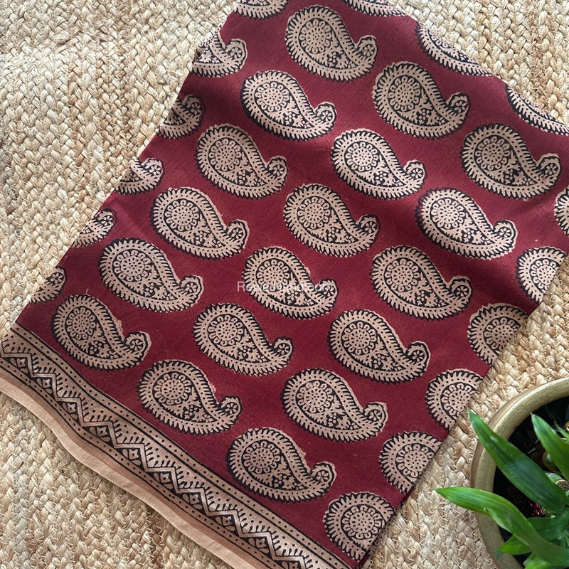 Maheshwari Top-Dupatta Set