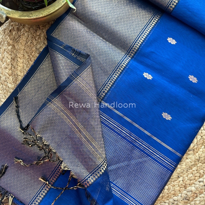 Maheshwari Zari Skirt Butti Saree