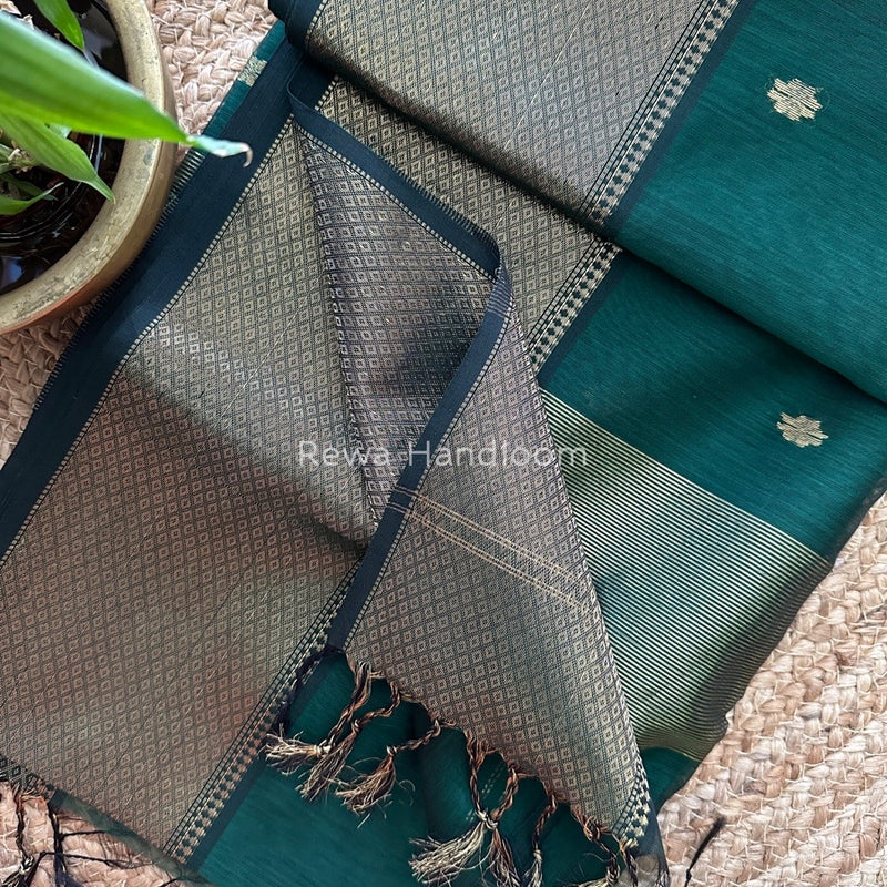 Maheshwari Zari Skirt Butti Saree