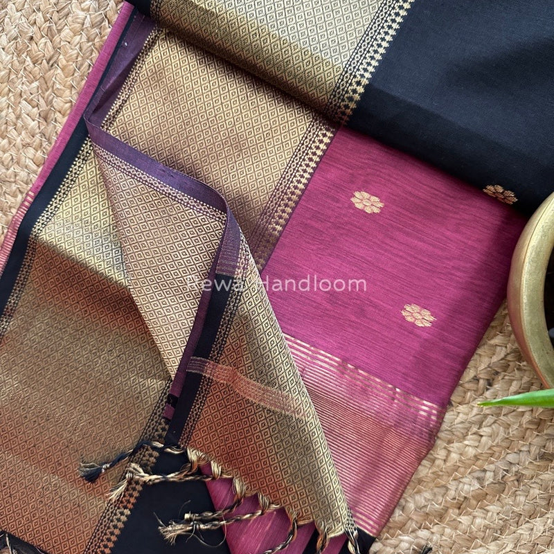 Maheshwari Zari Skirt Butti Saree