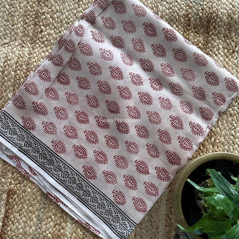 Maheshwari Top-Dupatta Set