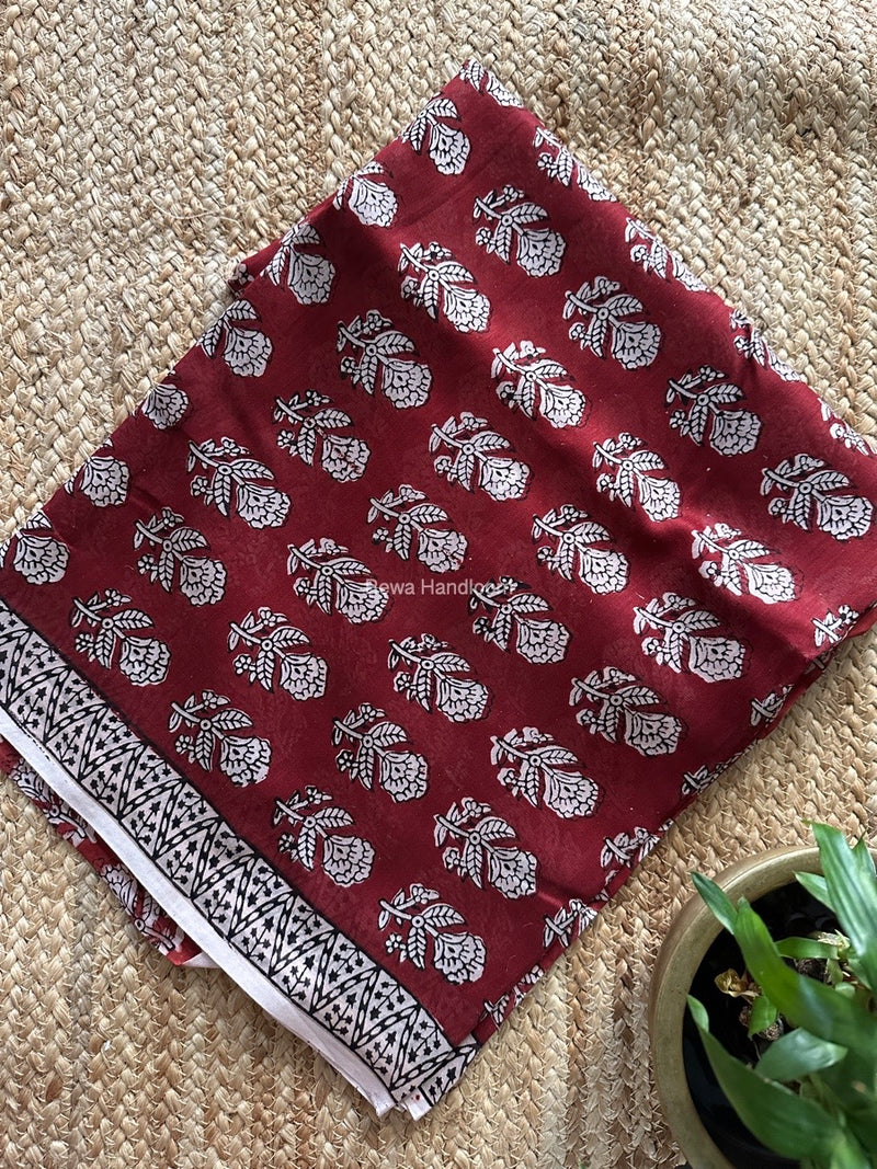 Maheshwari Top-Dupatta Set