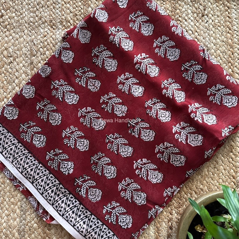 Maheshwari Top-Dupatta Set