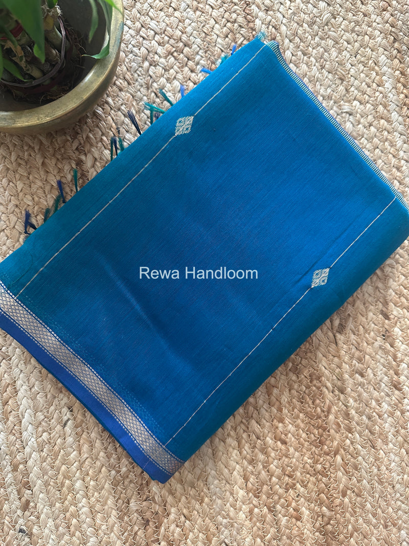 Morpankhi Lining Butti Shaded Maheshwari Saree SBS0112