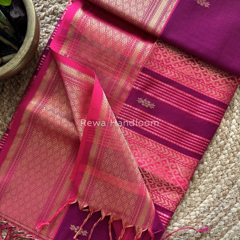 Maheshwari Rich Pallu Silk Saree