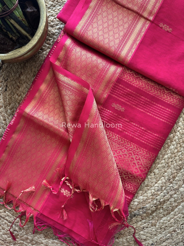 Maheshwari Rich Pallu Silk Saree