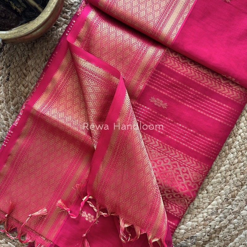 Maheshwari Rich Pallu Silk Saree