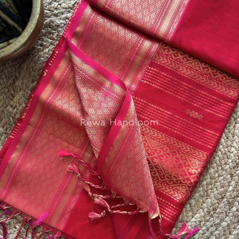 Maheshwari Rich Pallu Silk Saree