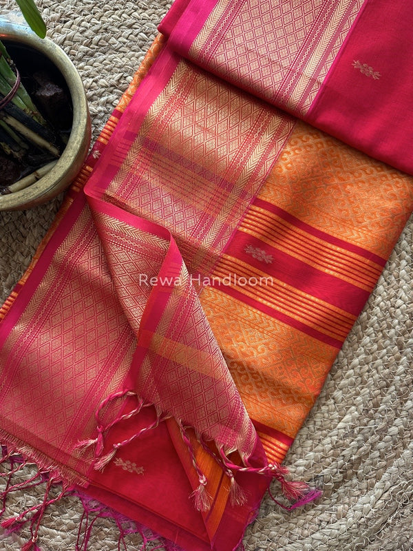 Maheshwari Rich Pallu Silk Saree