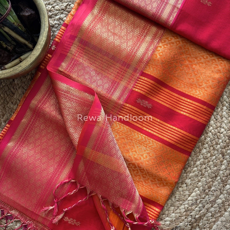 Maheshwari Rich Pallu Silk Saree
