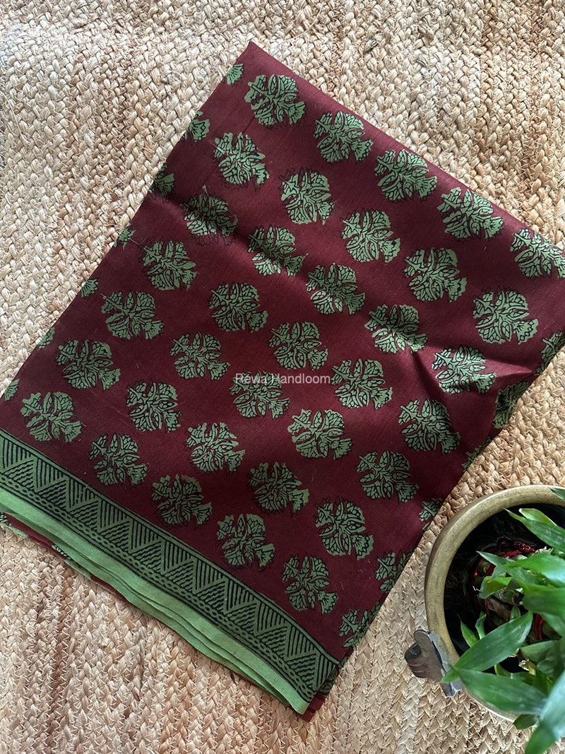 Maheshwari Top-Dupatta Set