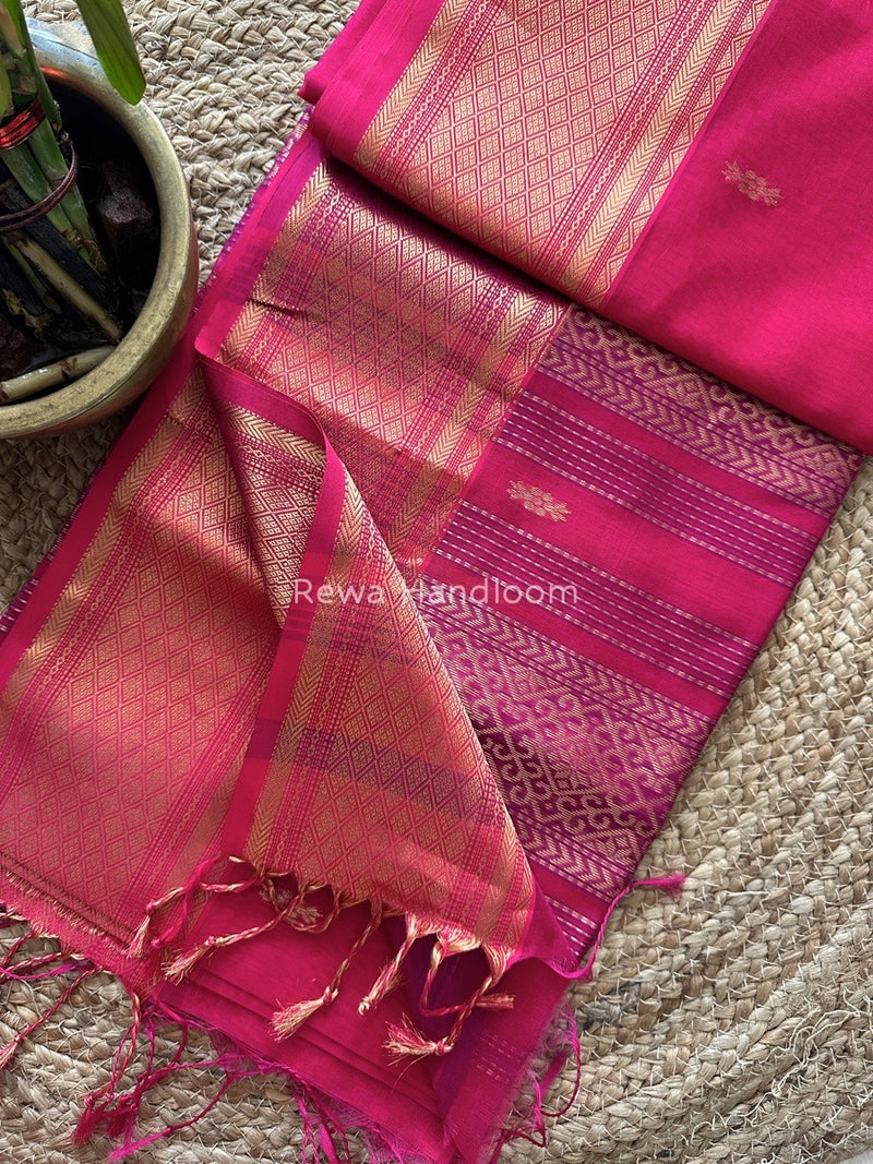 Maheshwari Rich Pallu Silk Saree
