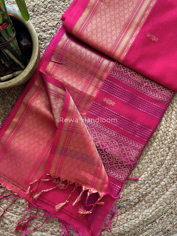 Maheshwari Rich Pallu Silk Saree