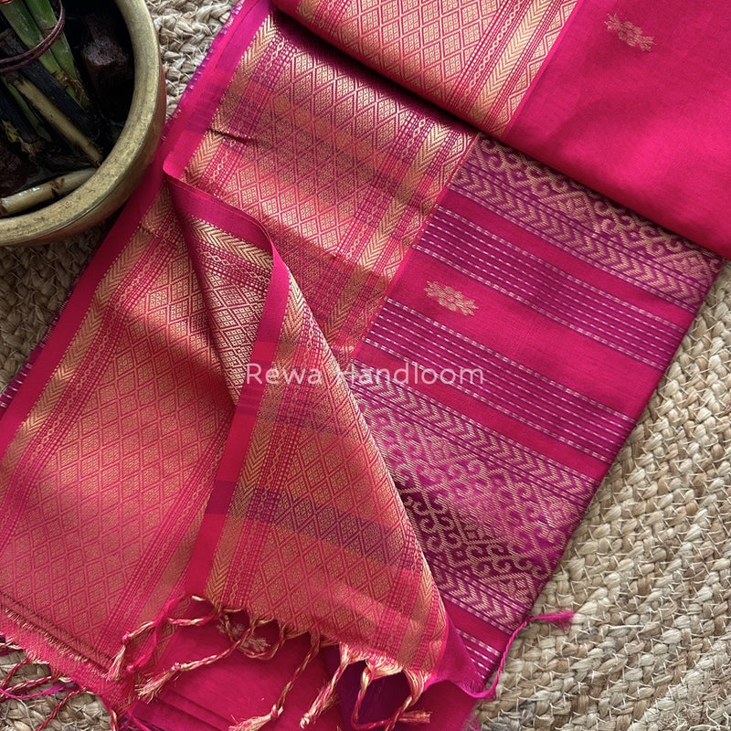 Maheshwari Rich Pallu Silk Saree