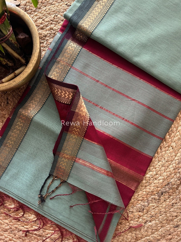 Maheshwari Rasta Lehar Saree