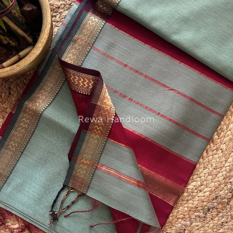 Maheshwari Rasta Lehar Saree