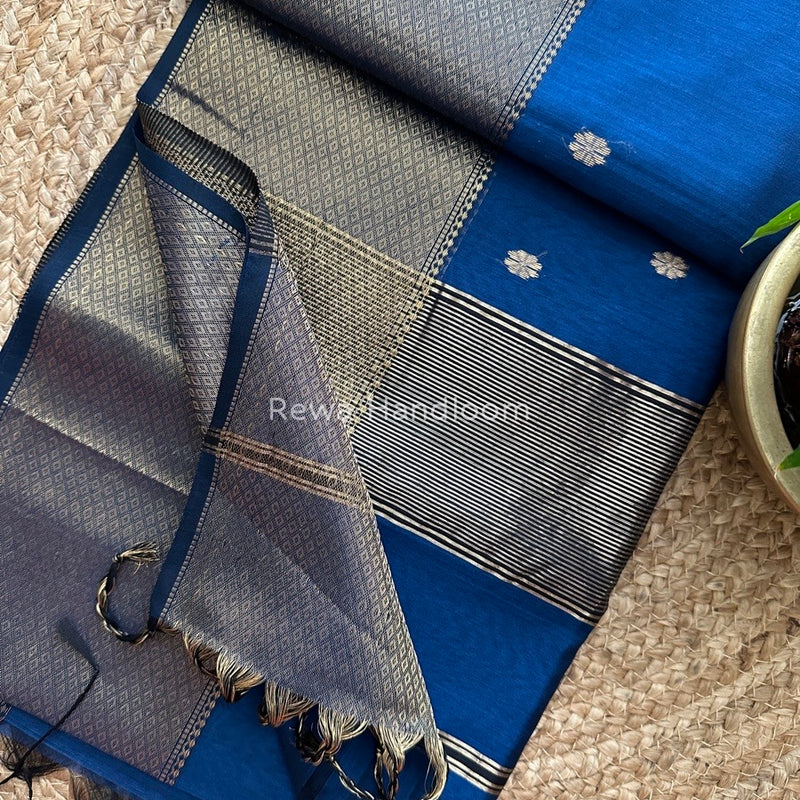Maheshwari Zari Skirt Butti Saree