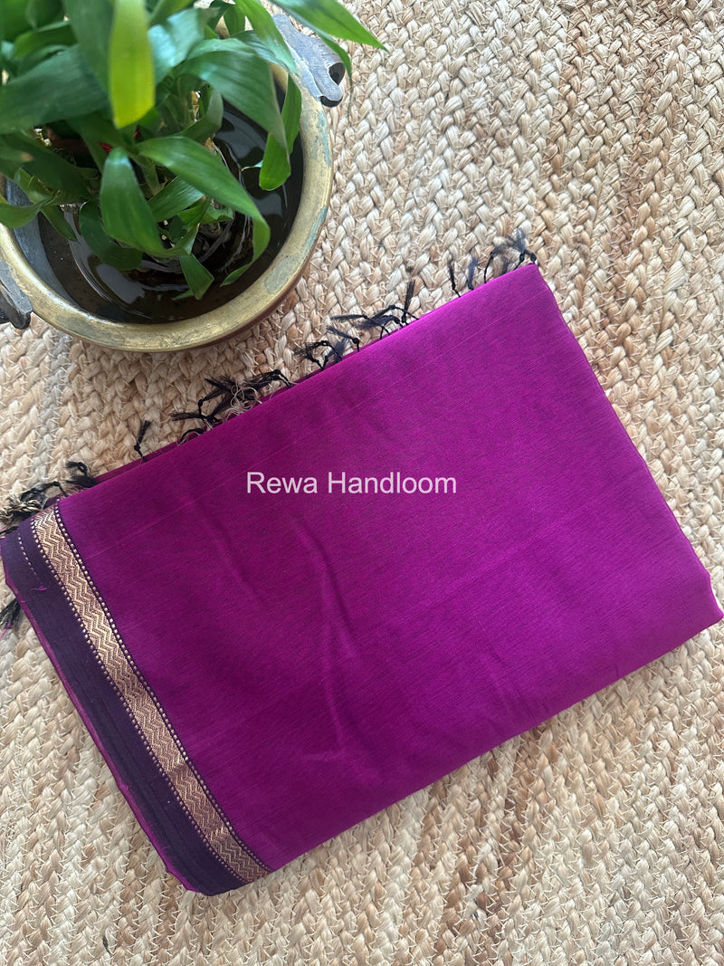 Maheshwari Magenta Gichha Pallu Saree GP074