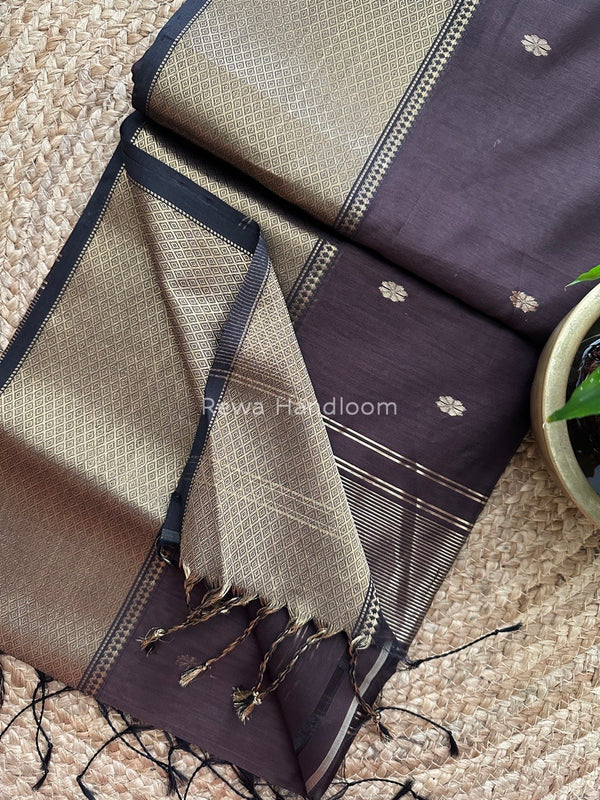 Maheshwari Zari Skirt Butti Saree