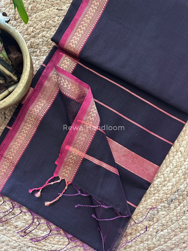 Maheshwari Rasta Lehar Saree