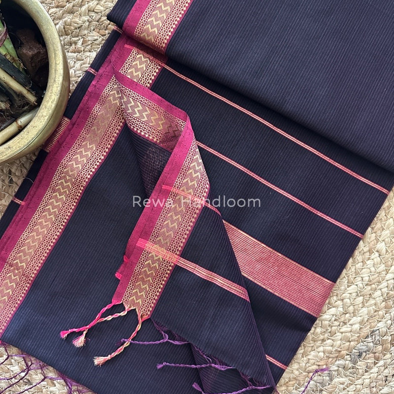 Maheshwari Rasta Lehar Saree