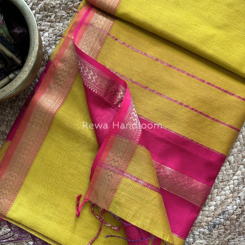 Maheshwari Rasta Lehar Saree