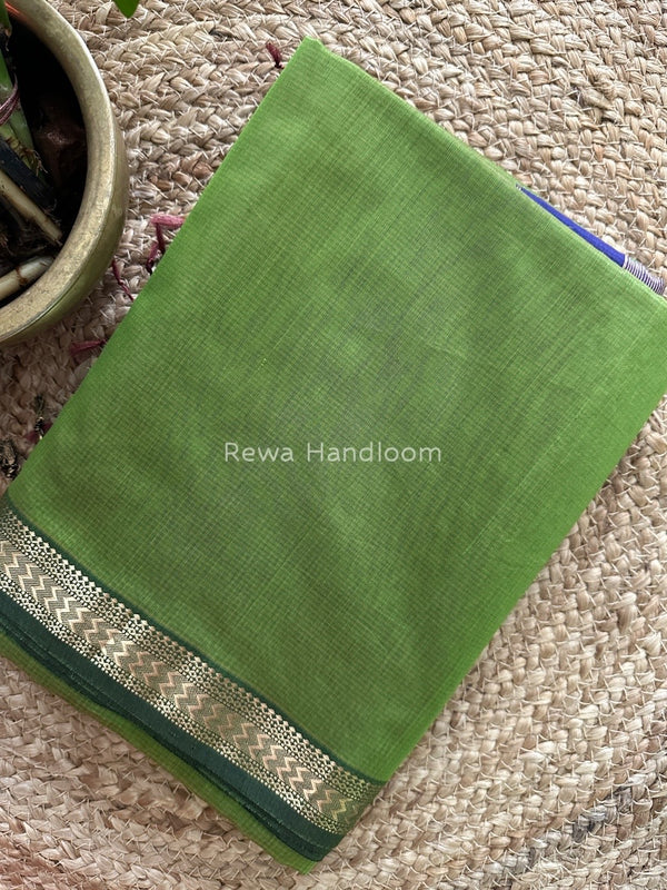 Maheshwari Green Rasta Lehar Saree RL027